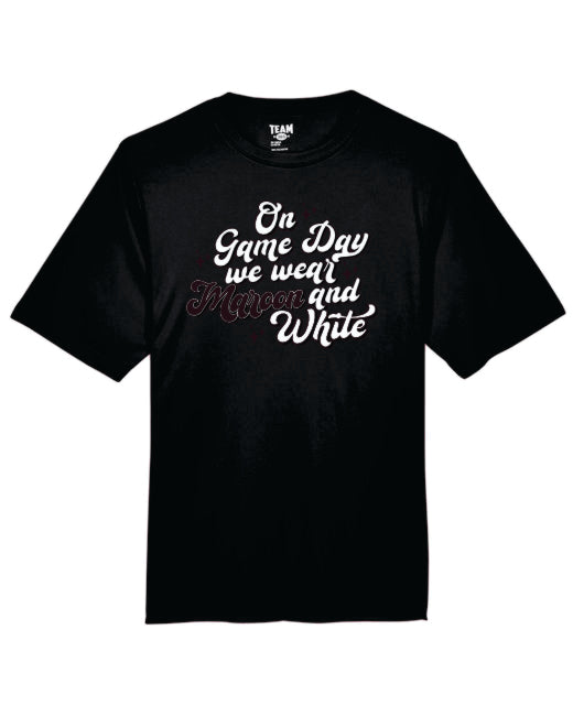 EC Game Day Maroon and White Drifit Tshirt