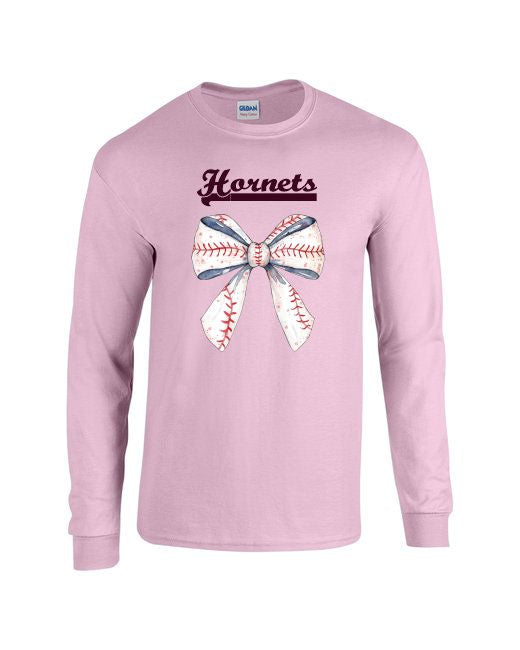 Hornets Bow 2 Tshirt and Longsleeve