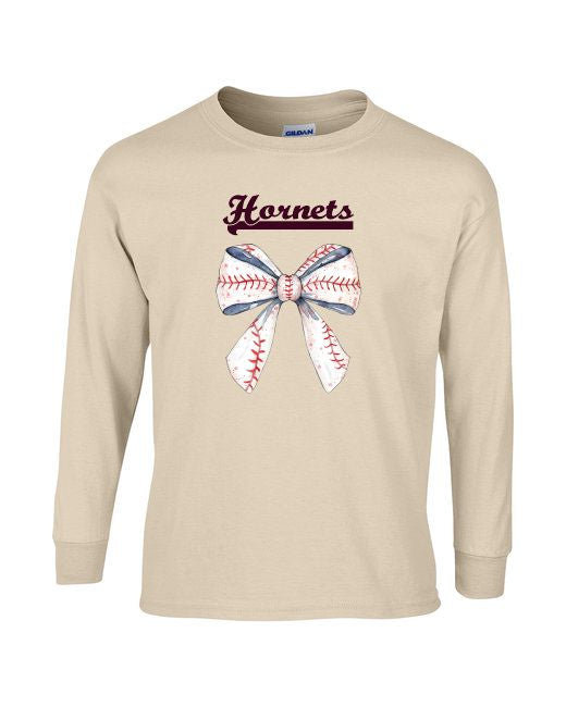 Hornets Bow 2 Tshirt and Longsleeve