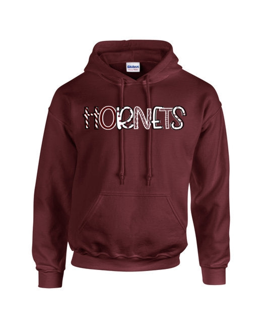 ECMS 25 Hornet Doodle Sweatshirt and Hoodie