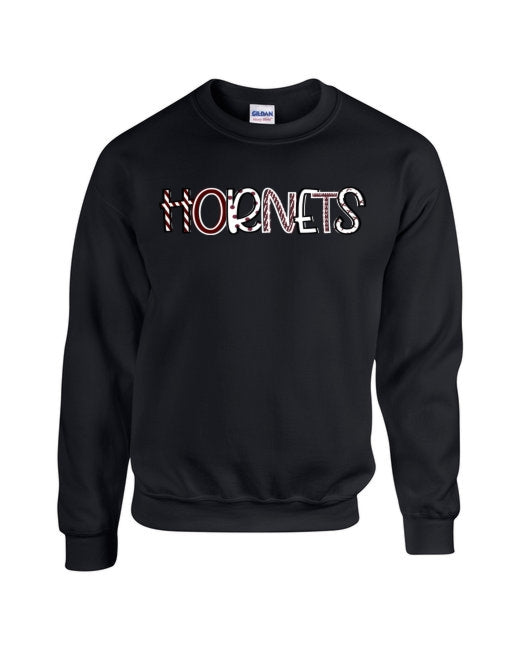 ECMS 25 Hornet Doodle Sweatshirt and Hoodie
