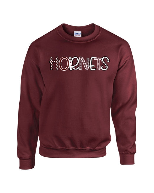 ECMS 25 Hornet Doodle Sweatshirt and Hoodie