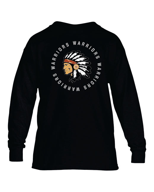 AES Circle Warrior Design Long Sleeve Cotton