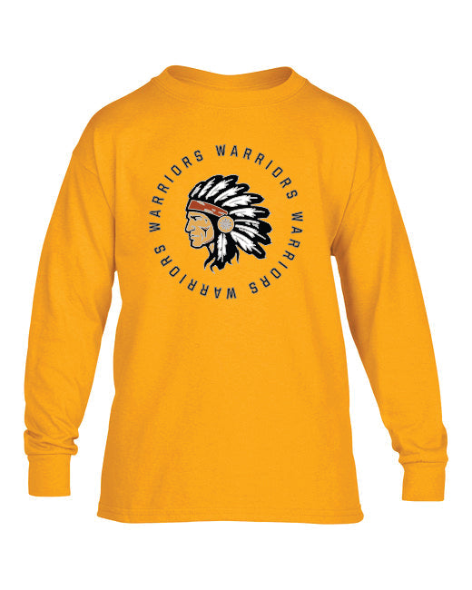 AES Circle Warrior Design Long Sleeve Cotton