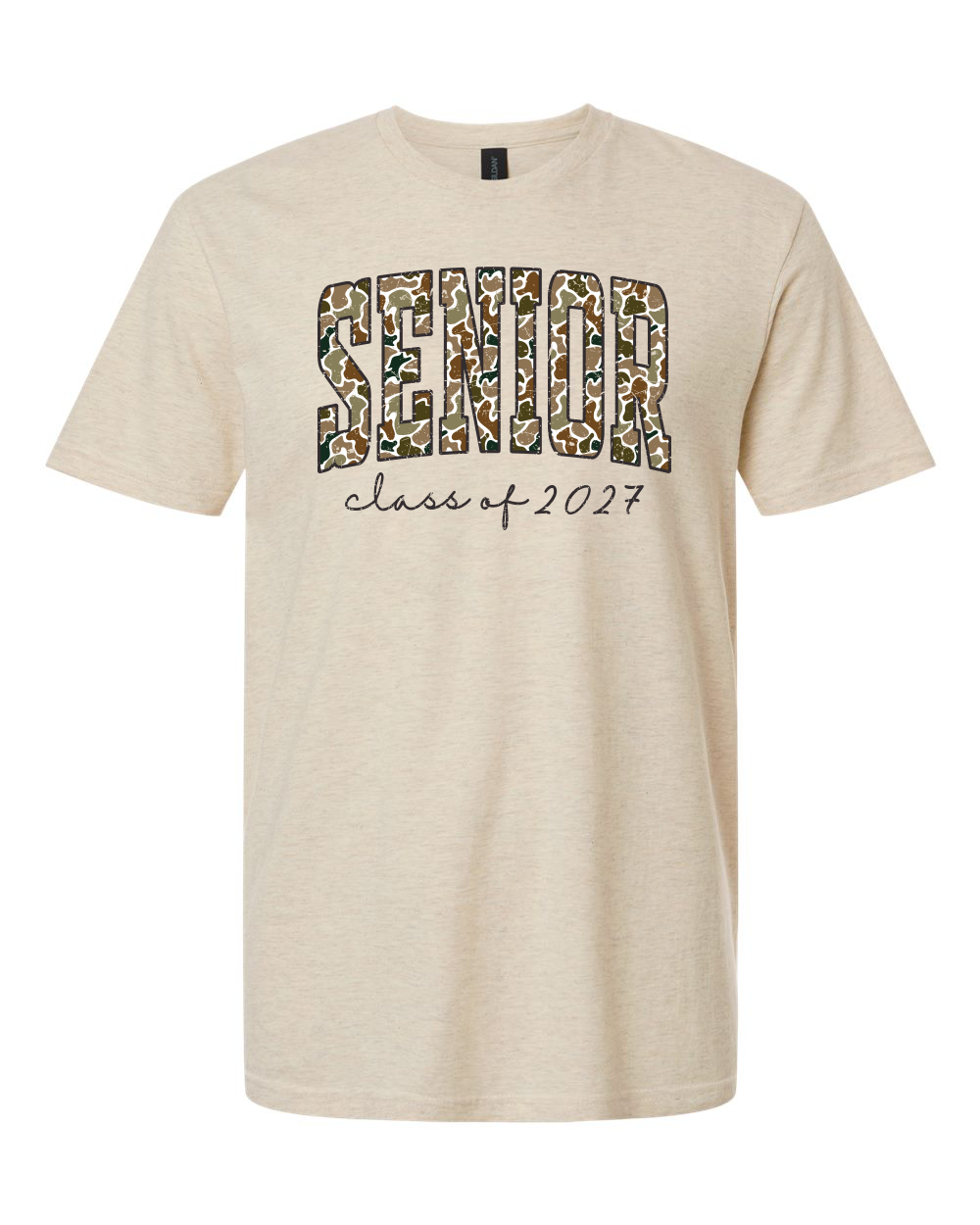 Senior Class of 2027 Camo edged in Black