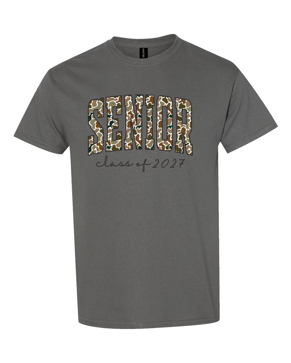 Senior Class of 2027 Camo edged in Black