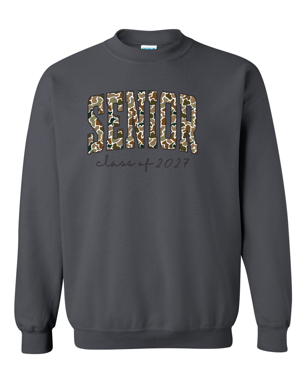 Senior Class of 2027 Camo edged in Black