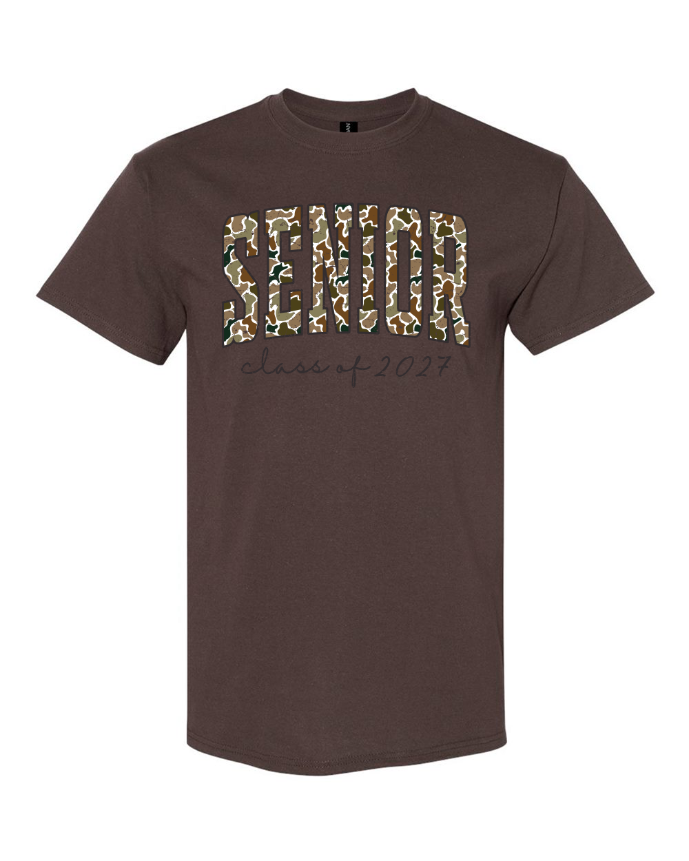 Senior Class of 2027 Camo edged in Black