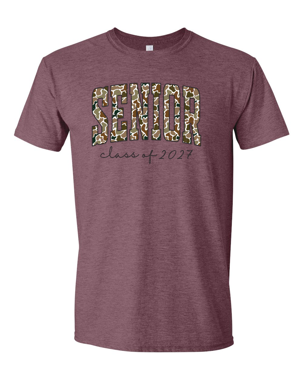 Senior Class of 2027 Camo edged in Black