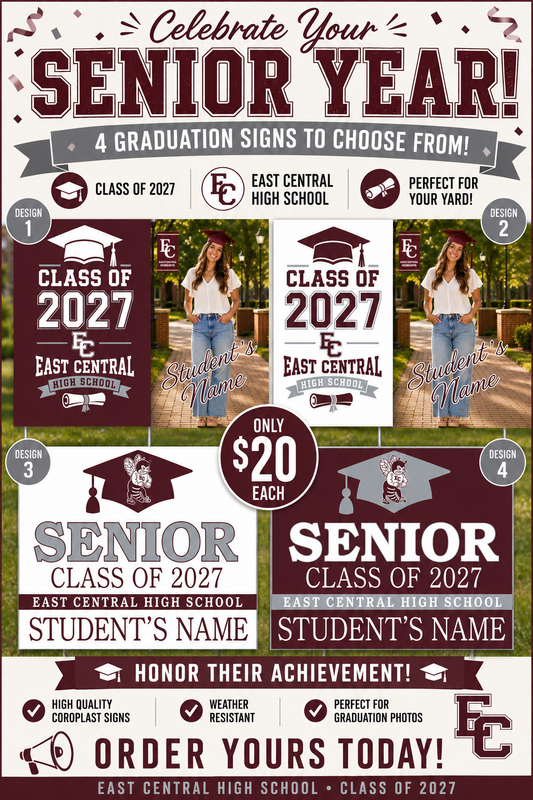 East Central Graduation Signs