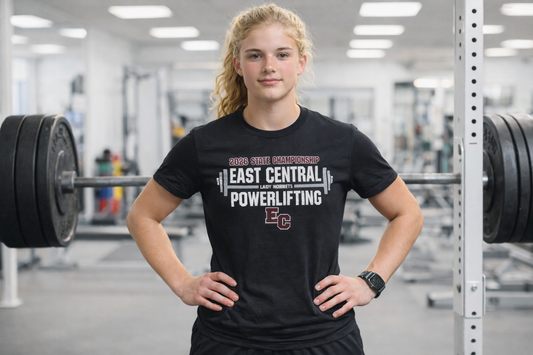 EC Lady Hornet Powerlifting Championship Tshirt