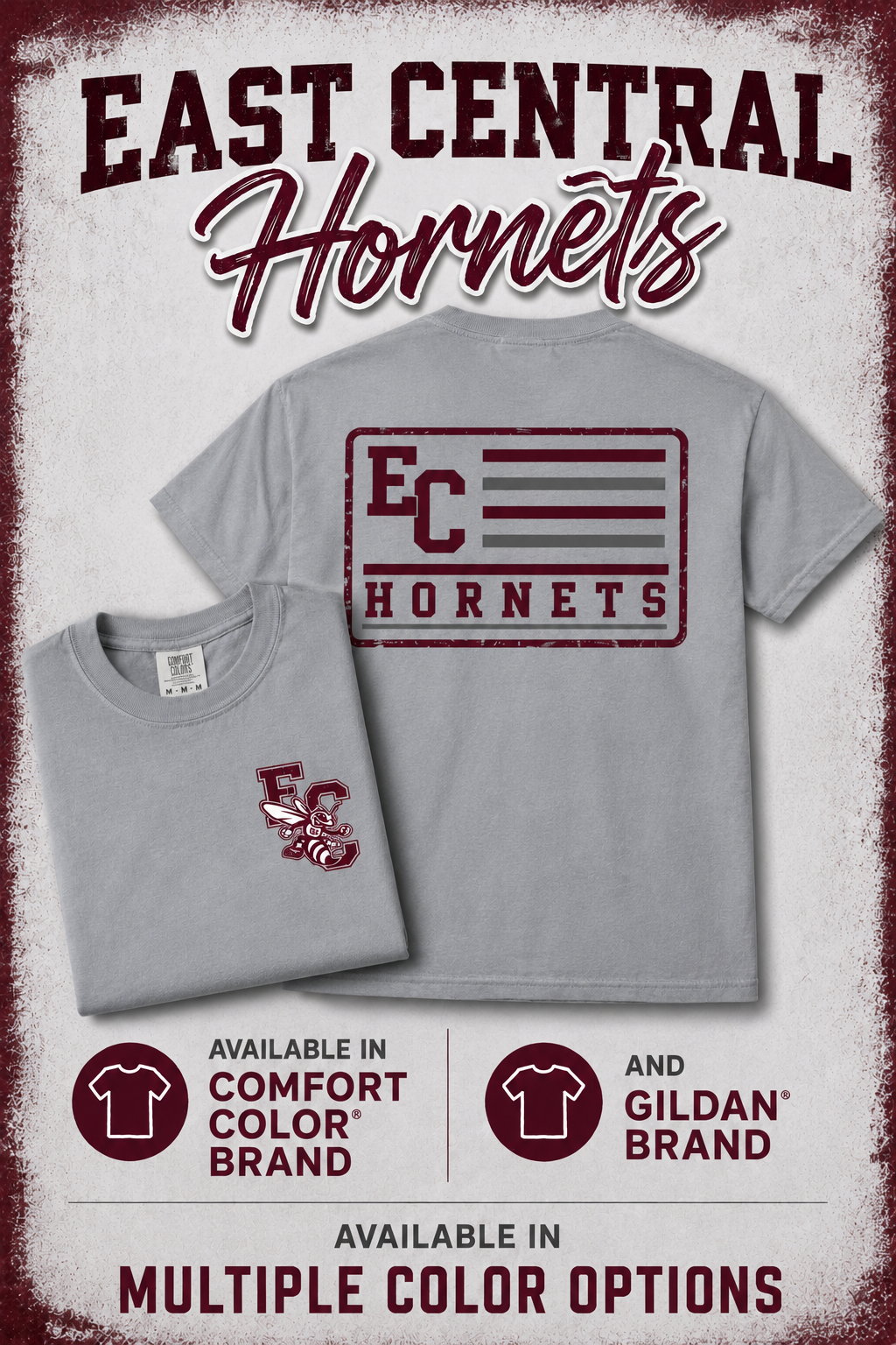 East Central Hornets Flag