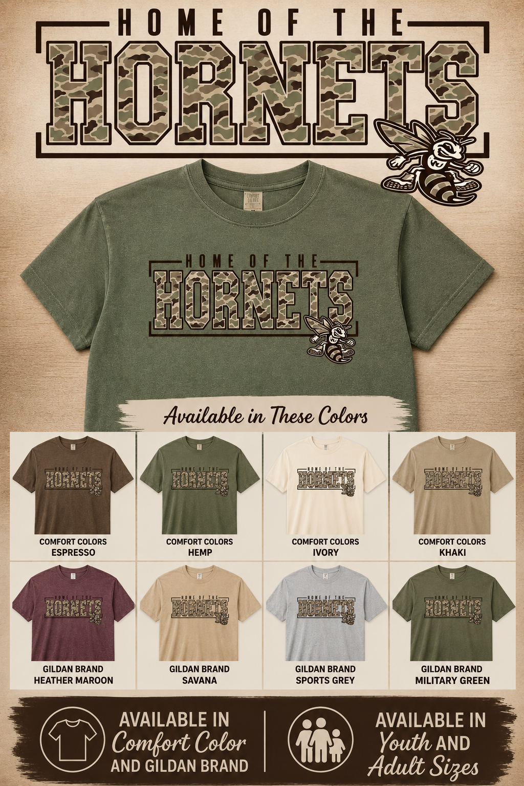Home of Hornets Camouflage