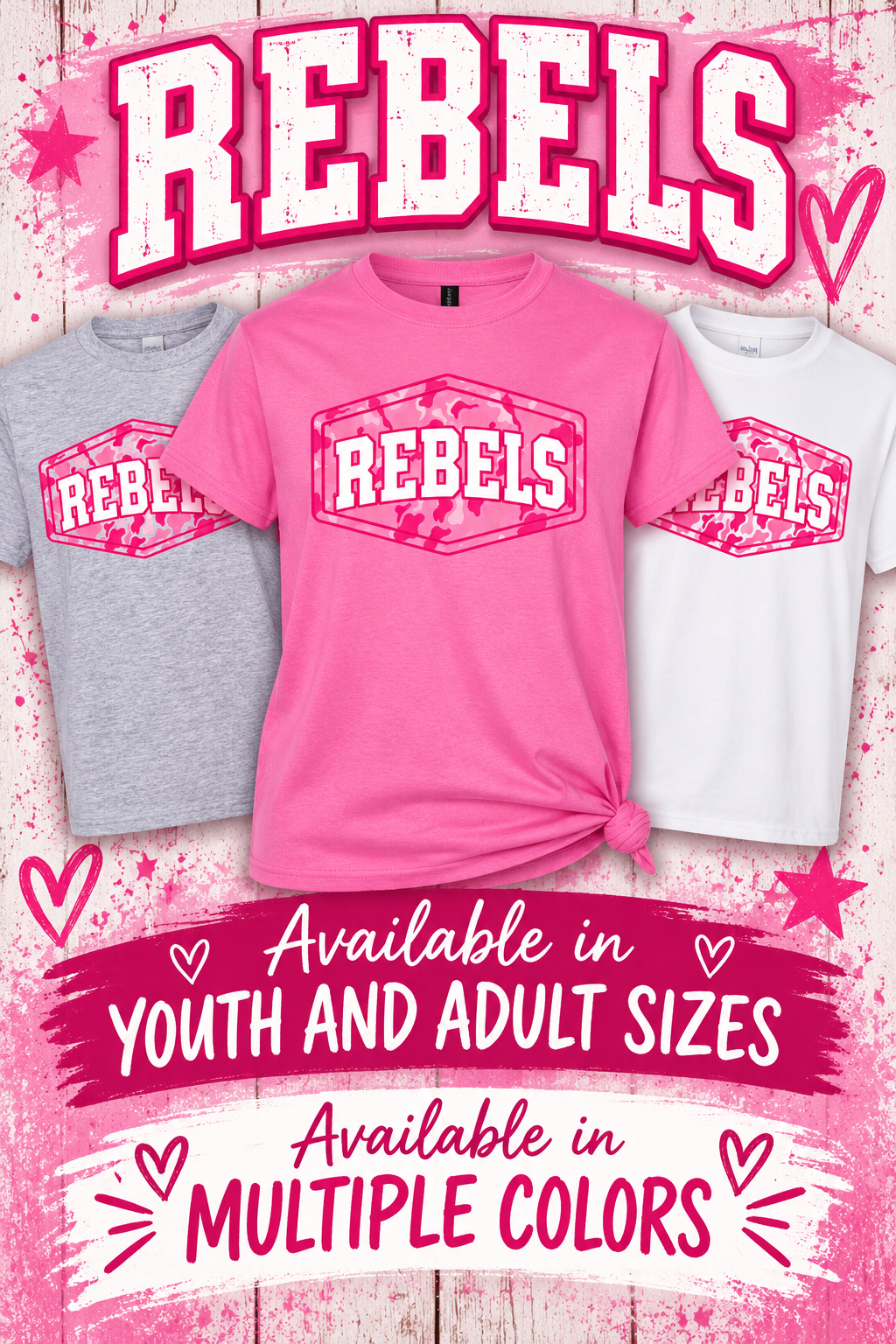 Pink Out Rebel Design 1