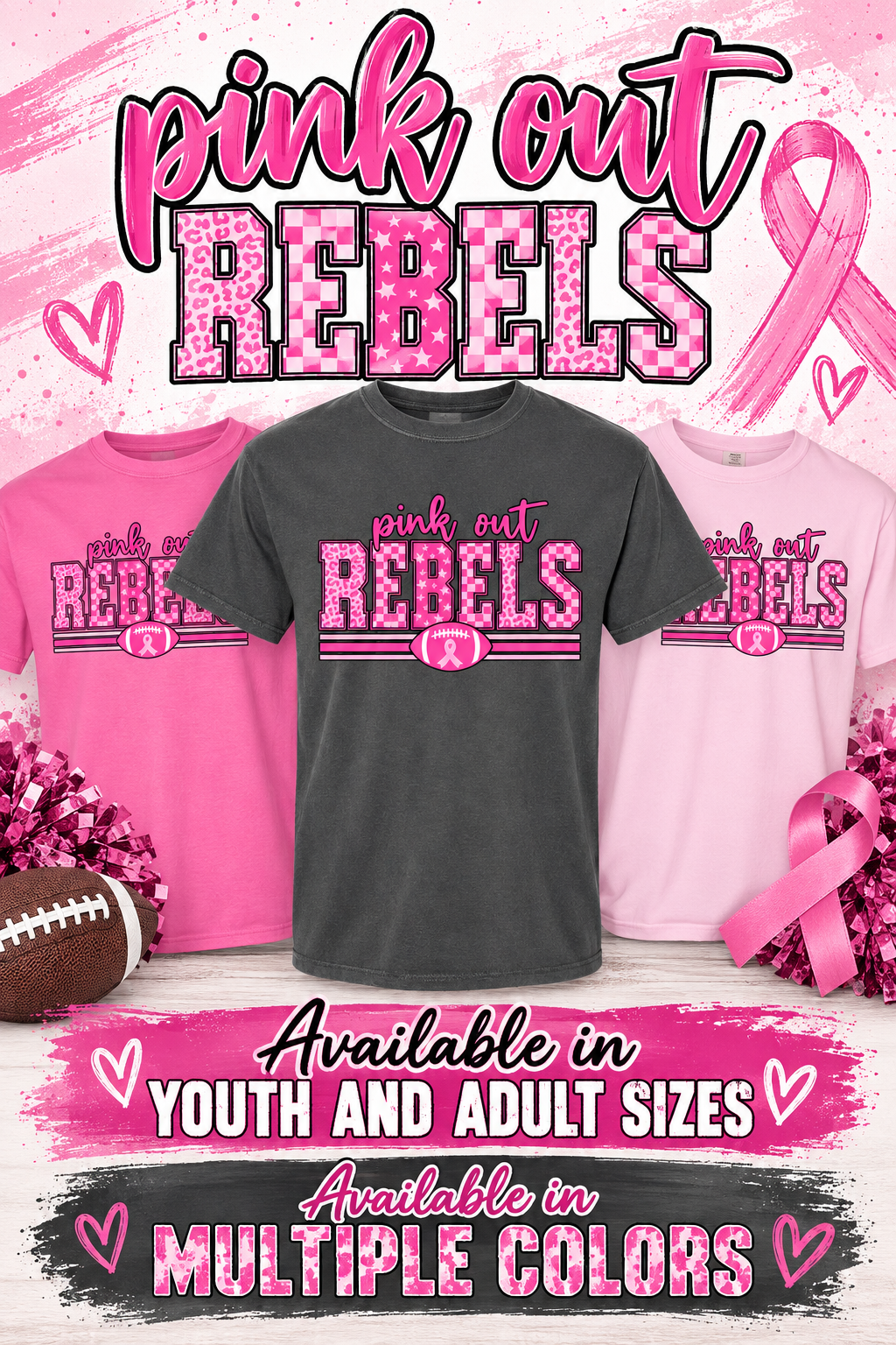 Pink Out Rebel Design 2