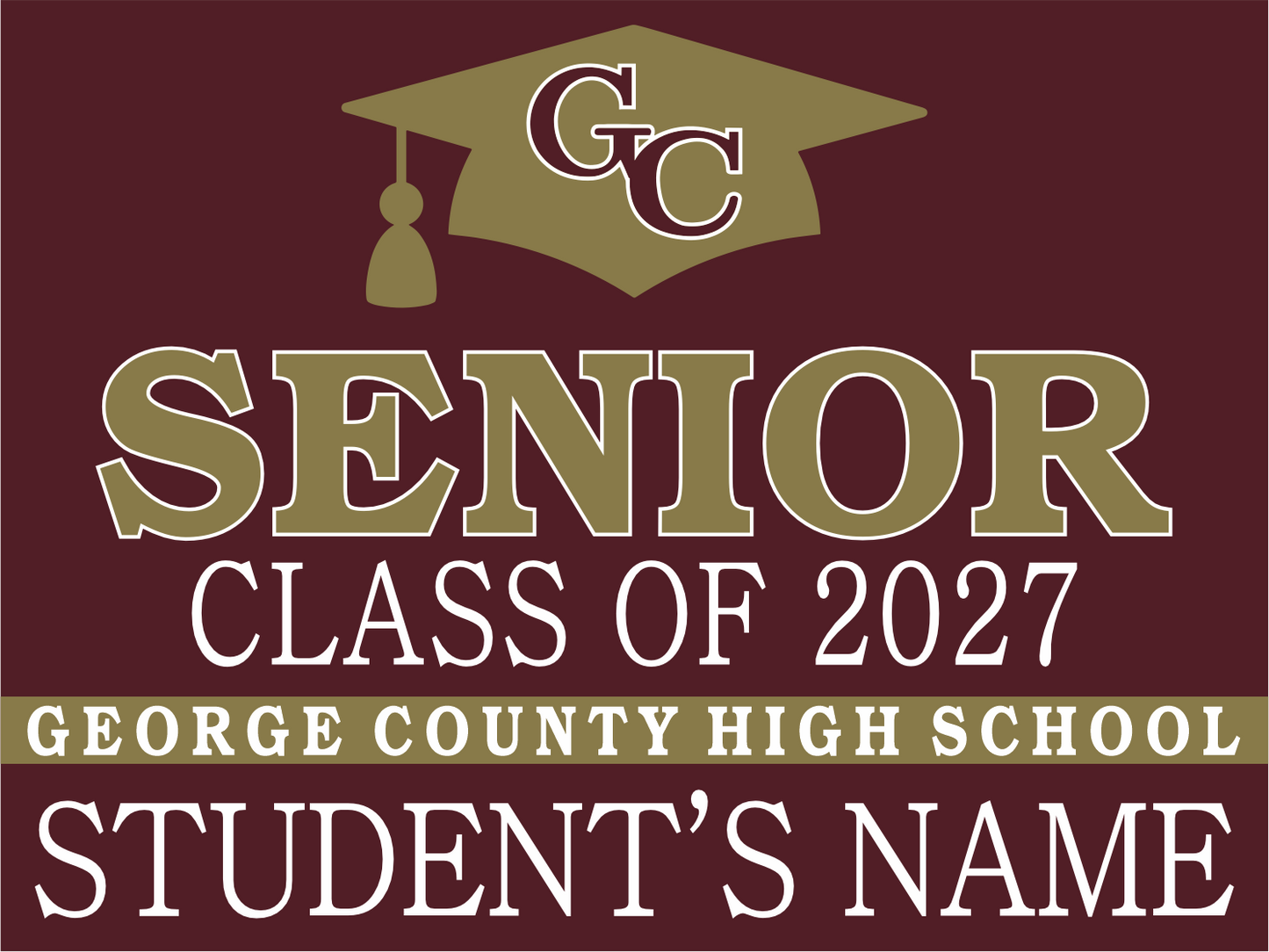 George County Graduation Signs