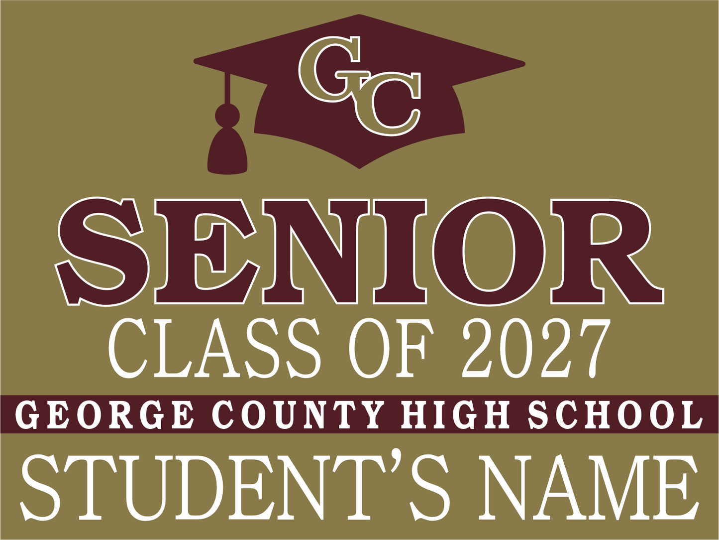 George County Graduation Signs