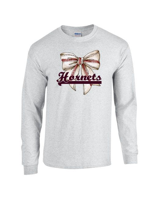 Hornets Bow 1 Tshirt and Longsleeve