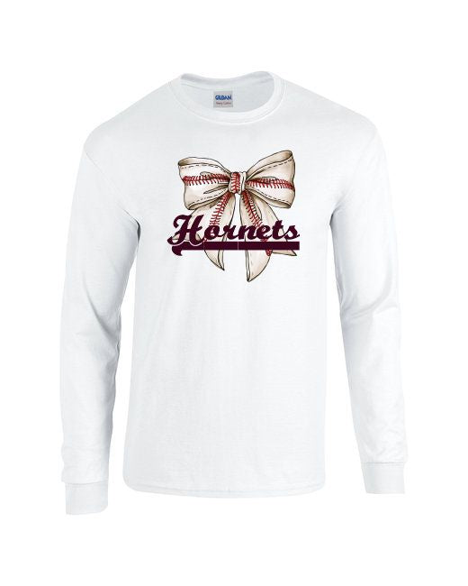 Hornets Bow 1 Tshirt and Longsleeve