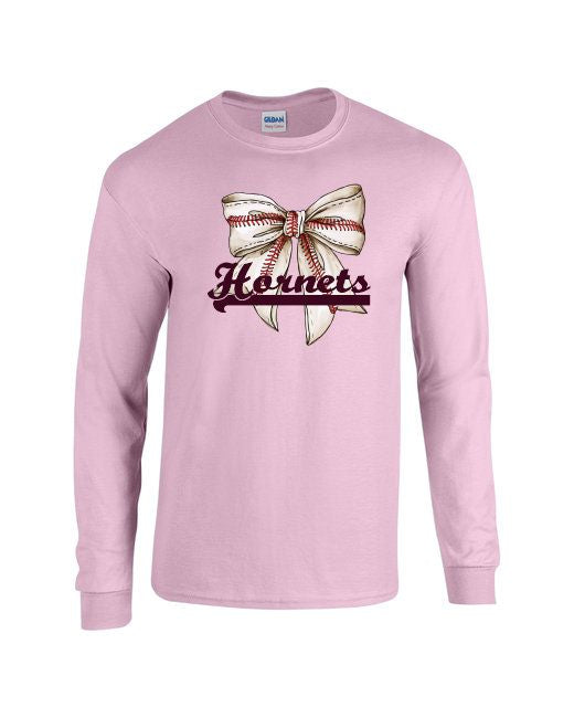 Hornets Bow 1 Tshirt and Longsleeve