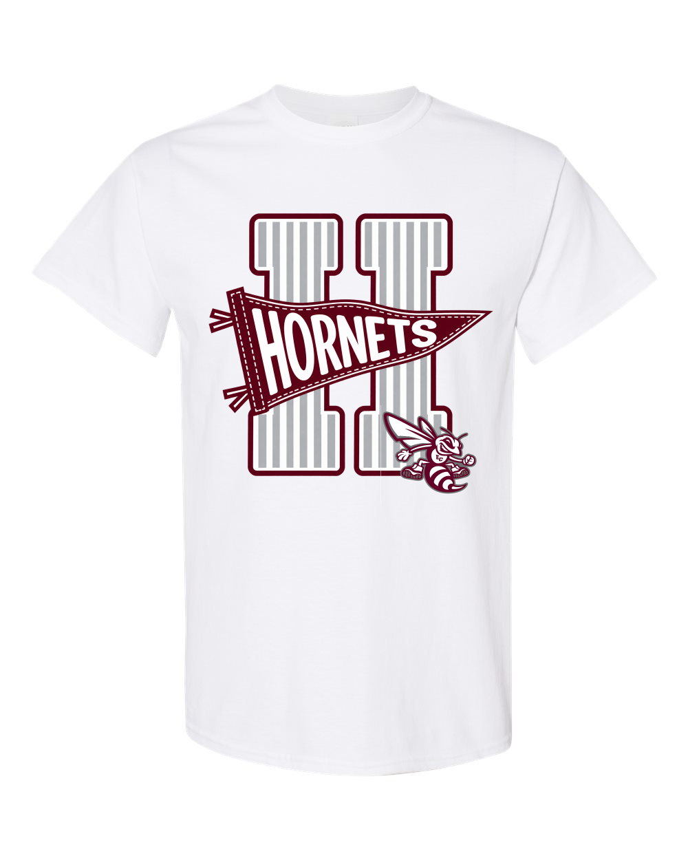 Hornets Pennant Mascot