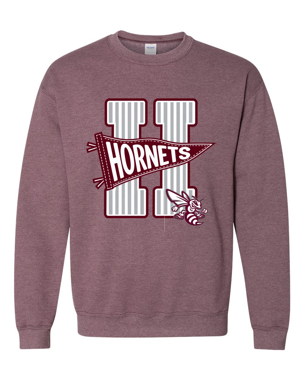 Hornets Pennant Mascot