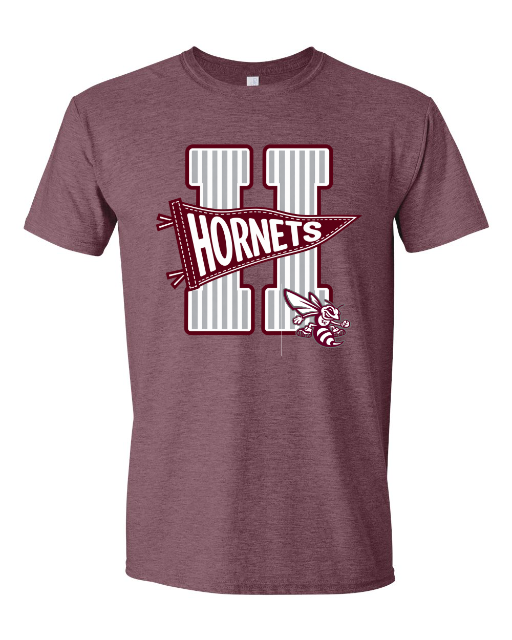 Hornets Pennant Mascot