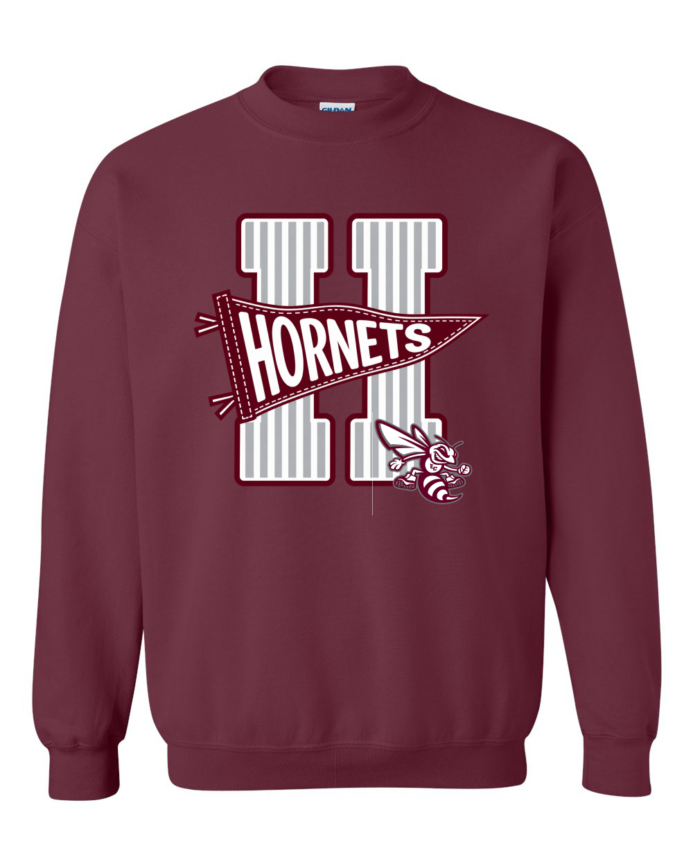 Hornets Pennant Mascot