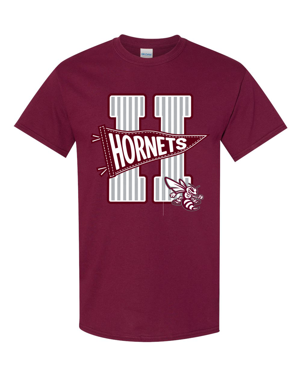 Hornets Pennant Mascot