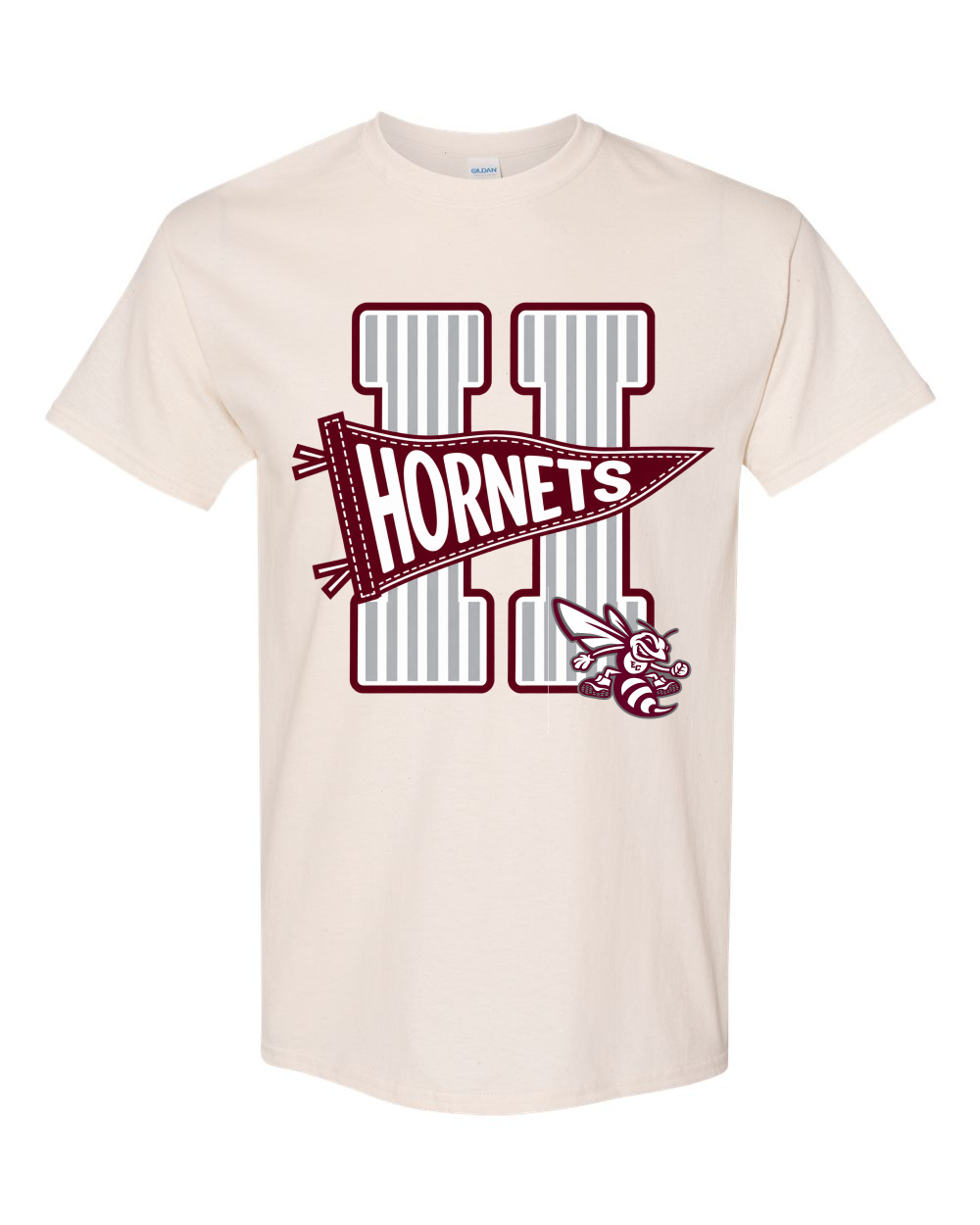 Hornets Pennant Mascot