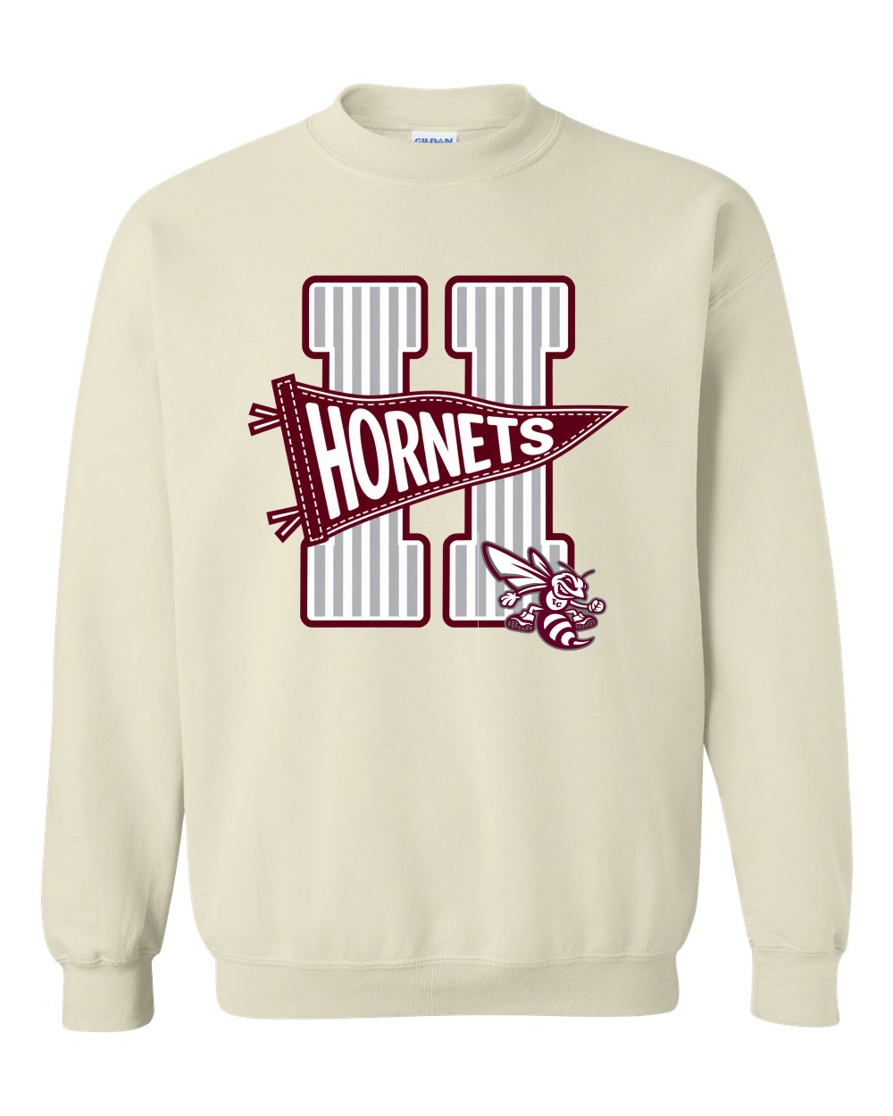Hornets Pennant Mascot