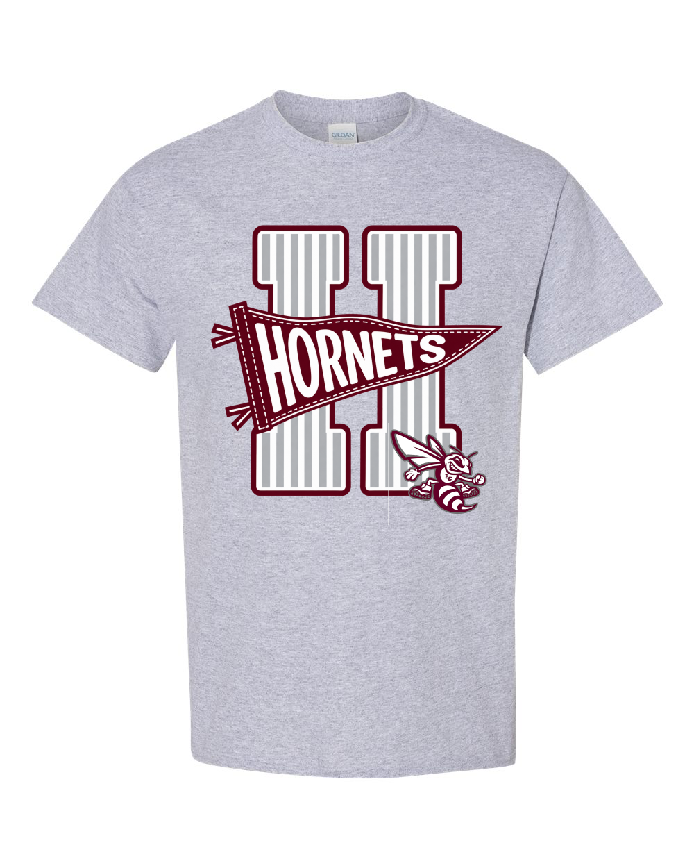 Hornets Pennant Mascot