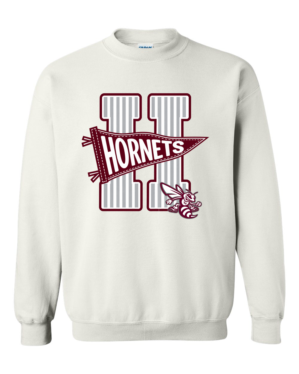 Hornets Pennant Mascot