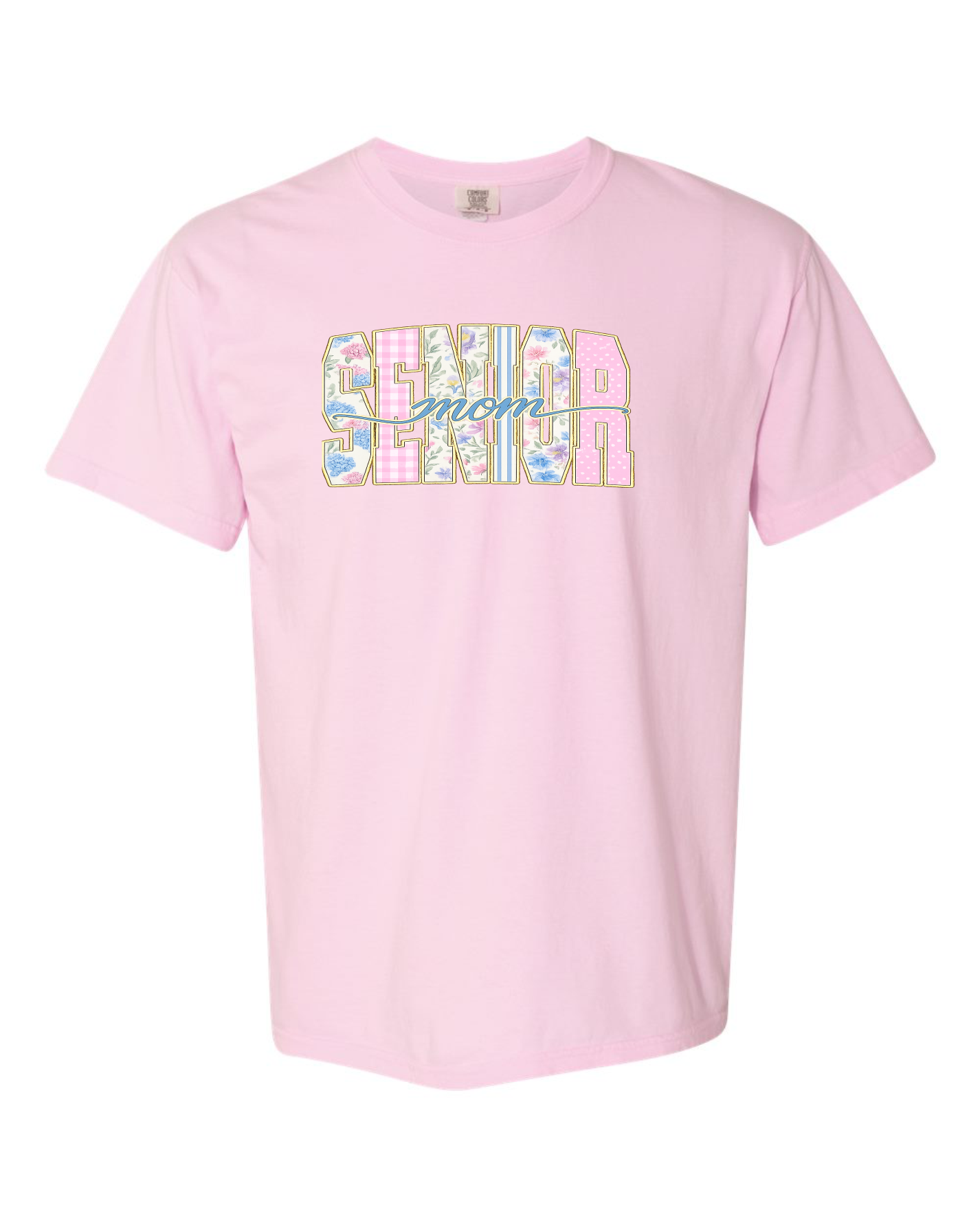 Senior Mom Blue Cursive